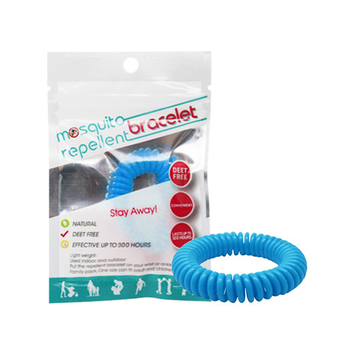 Pulseira anti-mosquitos - azul, 1 unidade