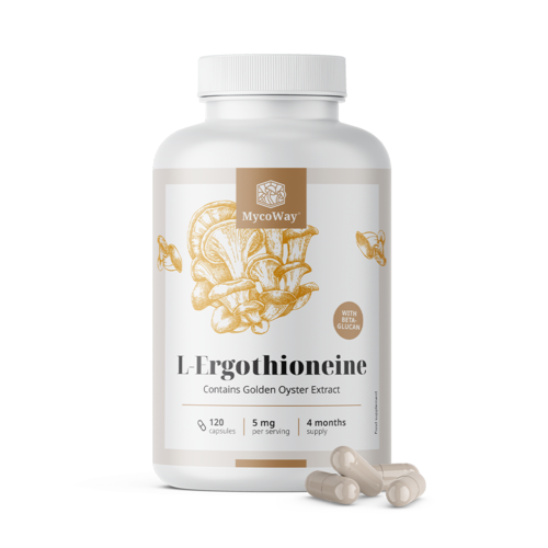 L-ergotioneína 5 mg, 120 cápsulas