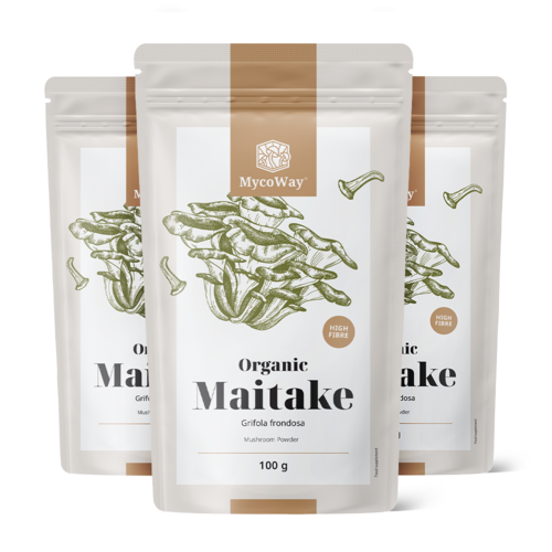 3x BIO Maitake em pó, total de 300 g
