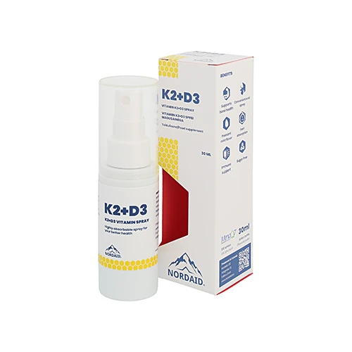 Vitamina K2 + D3 em spray