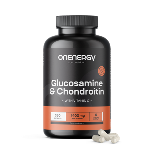 Glucosamina + condroitina 1400 mg, 360 cápsulas