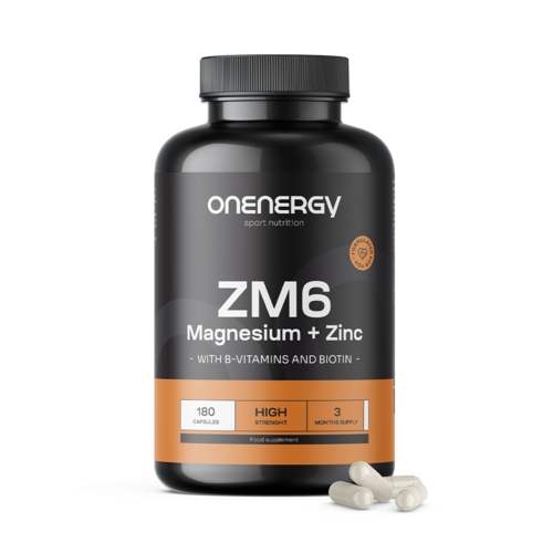 ZM6 – Magnésio com zinco, 180 cápsulas