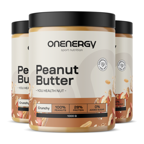 3x Pasta de amendoim – com pedaços, total de 3000 g