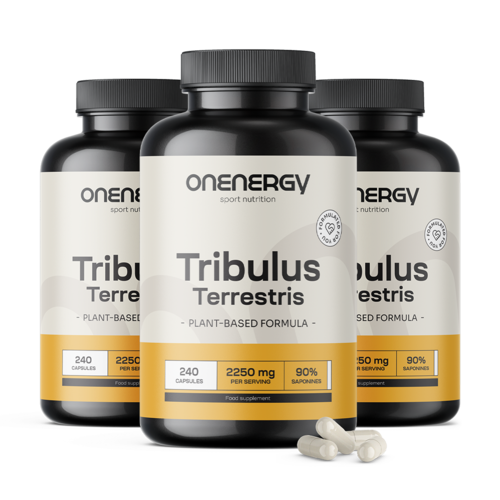 3x Tribulus 2250 mg, total de 720 cápsulas