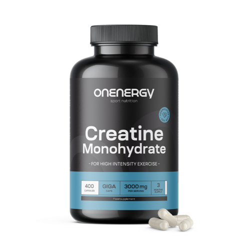 Creatina monohidratada 3000 mg GIGA CAPS, 400 cápsulas