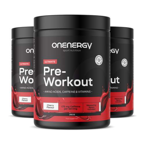 3x Pre-Workout – pó para preparação de bebidas, total de 930 g