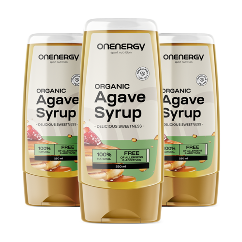 3x Xarope de agave BIO, total de 750 ml