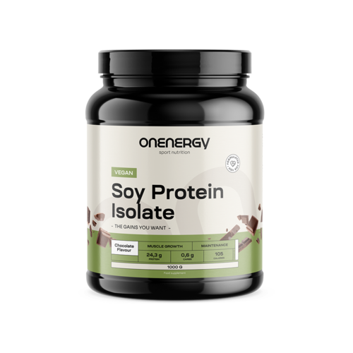 Isolado de proteína de soja vegano – chocolate, 1000 g