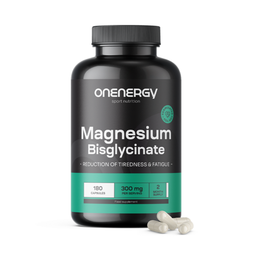 Bisglicinato de magnésio 300 mg, 180 cápsulas