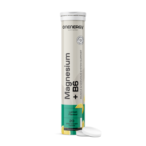 Magnésio + vitamina B6 - pastilhas efervescentes, 20 pastilhas efervescentes