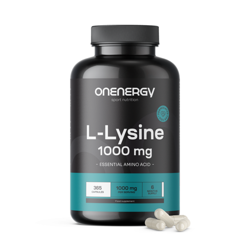 L-lisina 1000 mg, 365 cápsulas