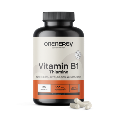 Vitamina B1 100 mg, 120 cápsulas