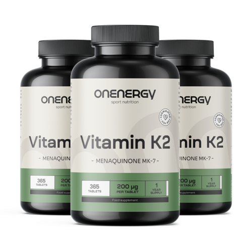 3x Vitamina K2 MK-7, total de 1095 comprimidos