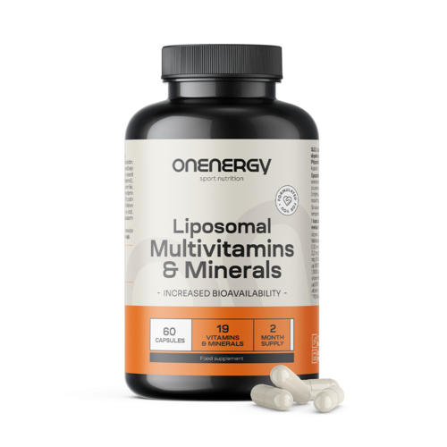 Multivitaminas e minerais lipossomais, 60 cápsulas