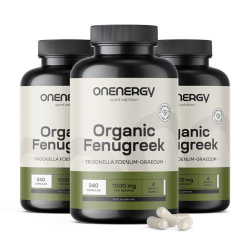 3x BIO Feno-grego 1500 mg, total de 720 cápsulas