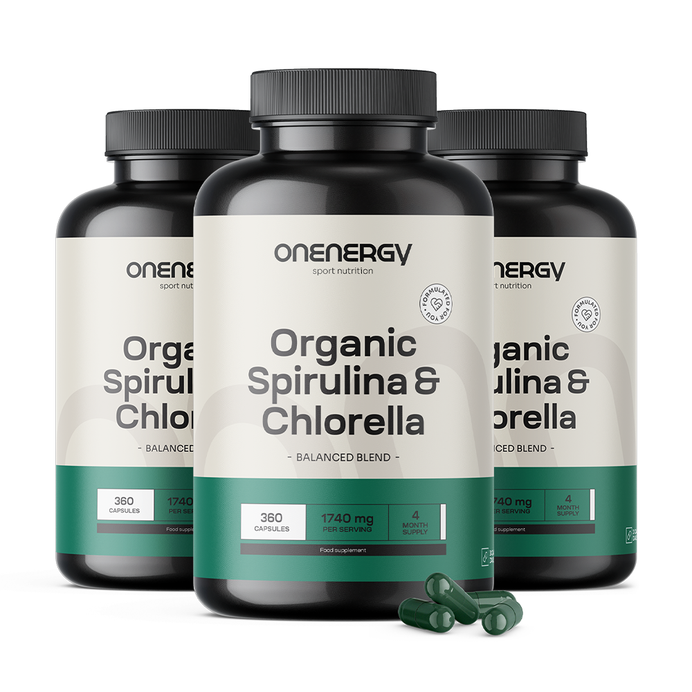 3x BIO Espirulina e chlorella BIO Spirulina in chlorella