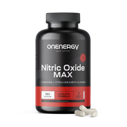 Nitric Oxide Max – complexo com arginina, citrulina e beta-alanina, 180 cápsulas