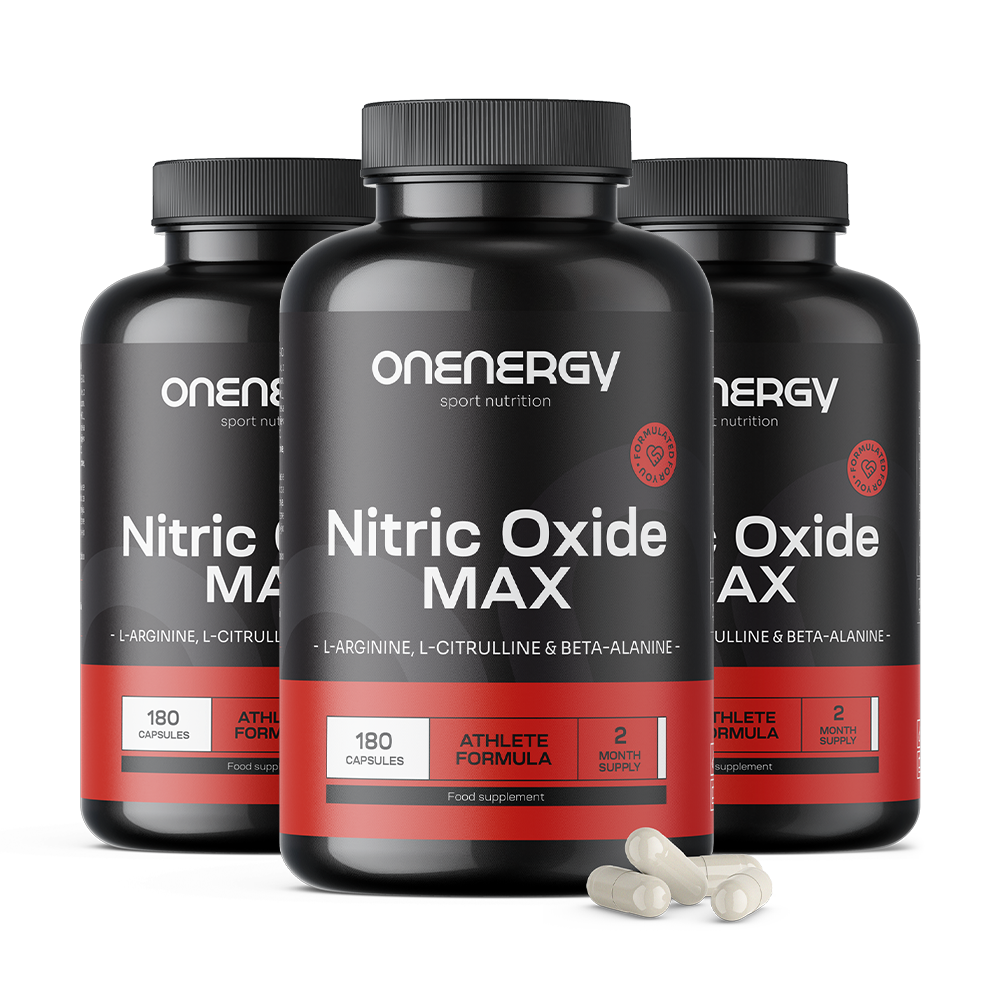 Nitric Oxide Max – complexo com arginina, citrulina e beta-alanina