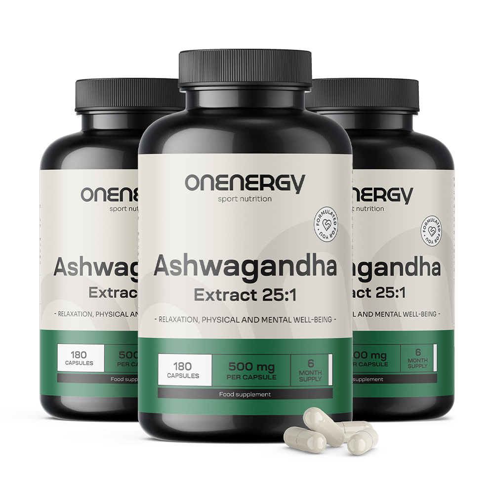 Ashwagandha 500 mg – extrato 25:1