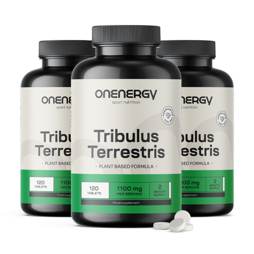 3x Tribulus – extrato 15:1, total de 360 comprimidos