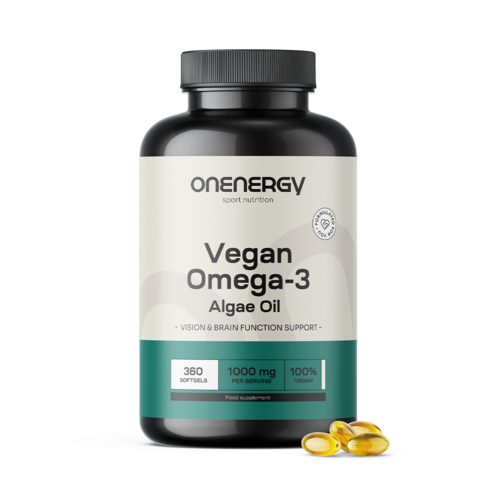 Ómega 3 vegan proveniente de algas 1000 mg, 360 cápsulas moles
