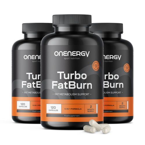 3x Turbo FatBurn, total de 360 cápsulas