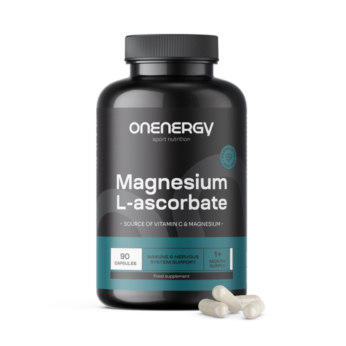 L-ascorbato de magnésio, 90 cápsulas