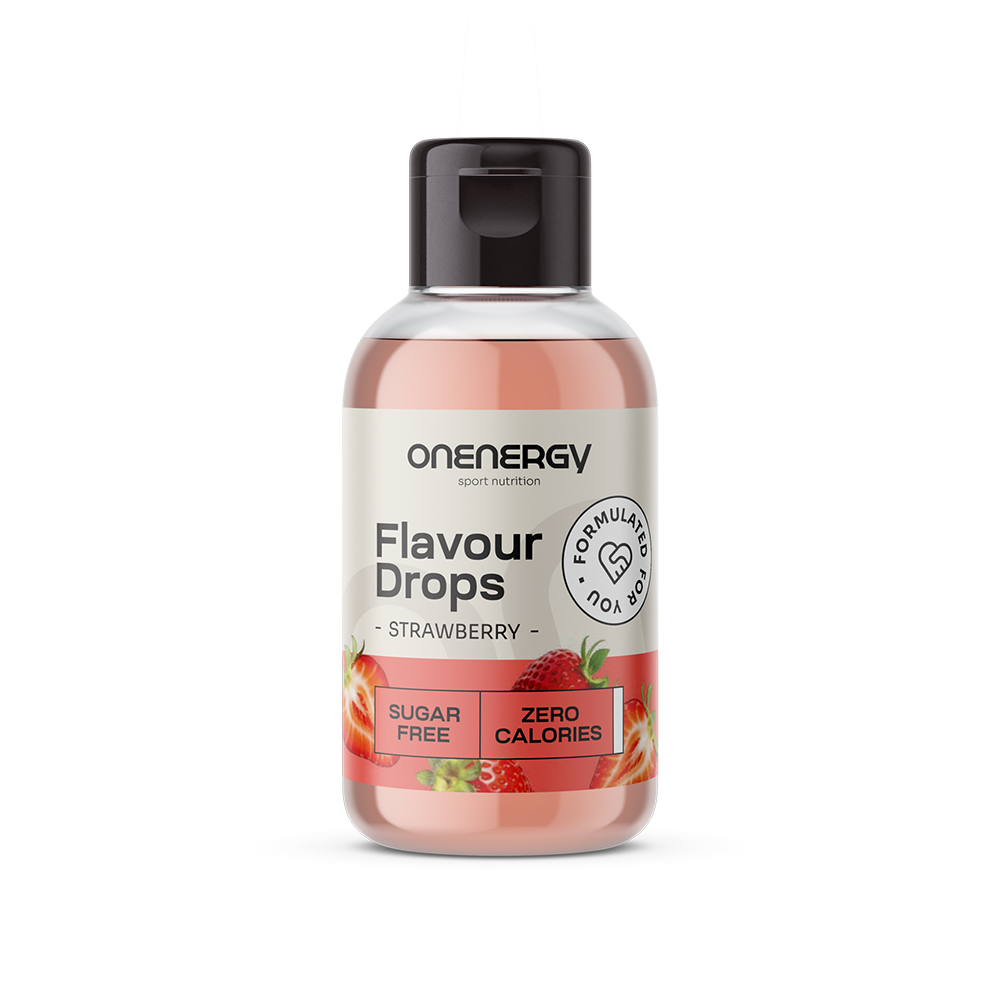 Flavour Drops gotas com adoçante – morango