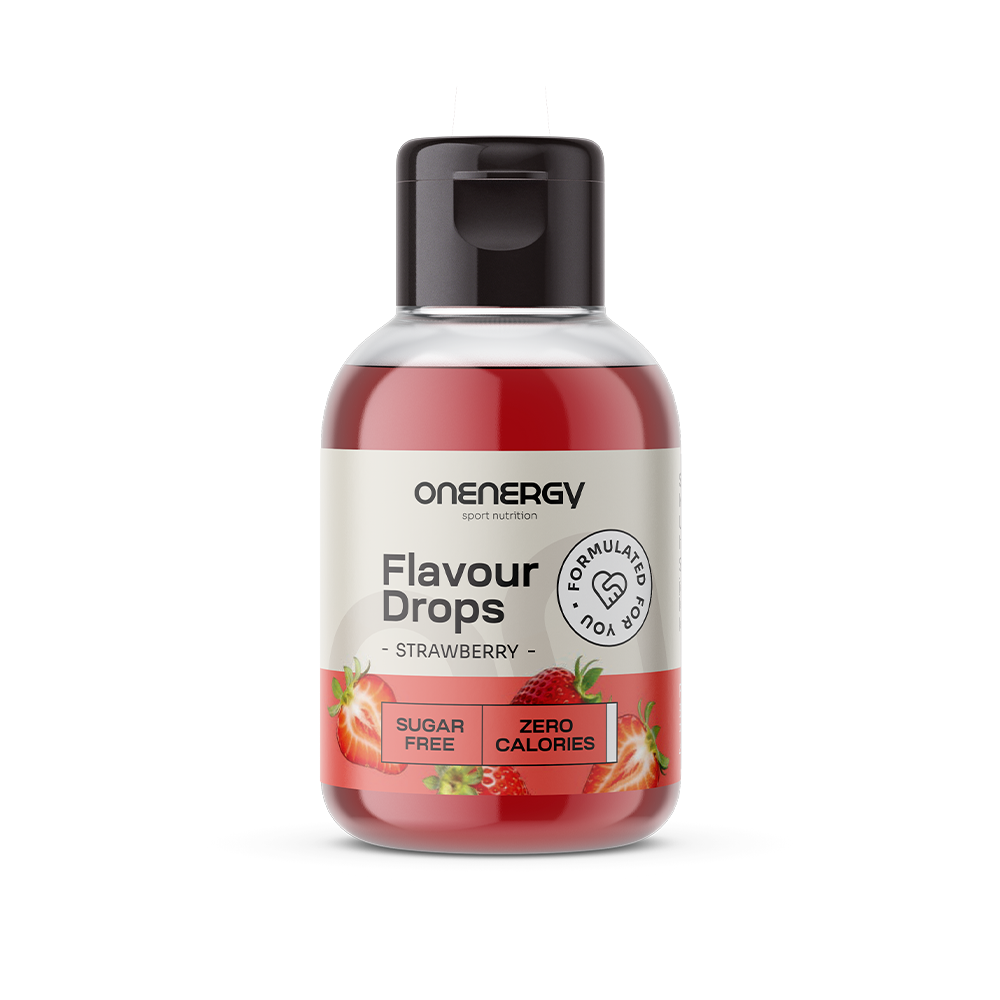 Flavour Drops gotas com adoçante – morango