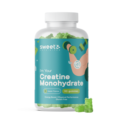 Monohidrato de creatina 3000 mg – maçã, 90 gomas