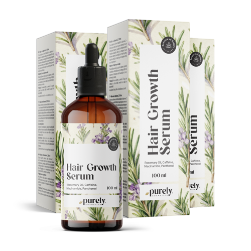 3x Sérum para crescimento do cabelo, total de 300 ml