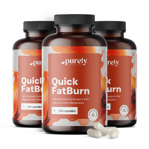 3x Quick FatBurn, total de 360 cápsulas