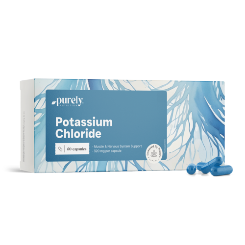 Cloreto de potássio, 60 cápsulas