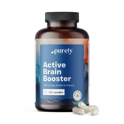 Active Brain Booster – apoio às funções cognitivas, 120 cápsulas