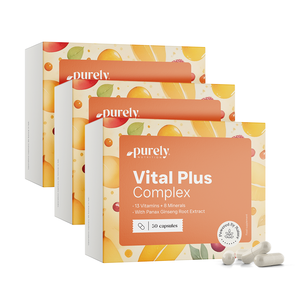 Vital Plus Complex - multivitaminas e minerais com ginseng