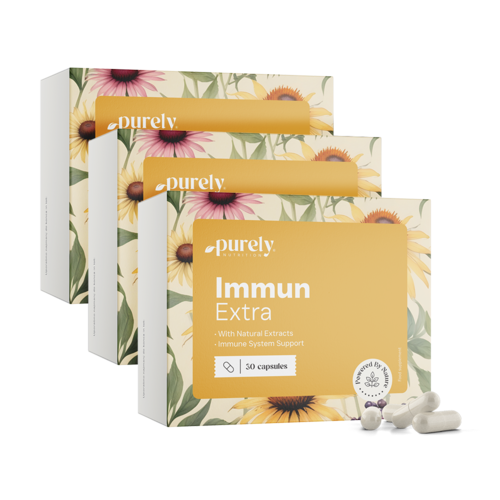 3x Immun Extra - para o sistema imunitário, total de 90 cápsulas