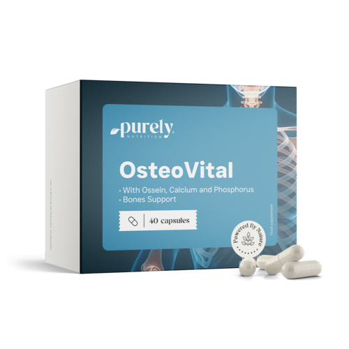 OsteoVital – complexo de osseína, cálcio e fósforo, 40 cápsulas