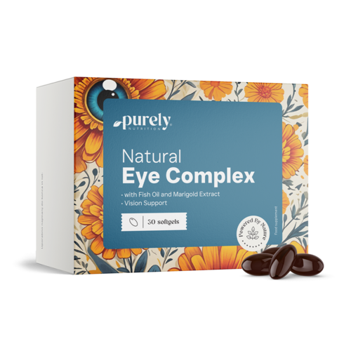Complexo natural para os olhos, 30 cápsulas moles