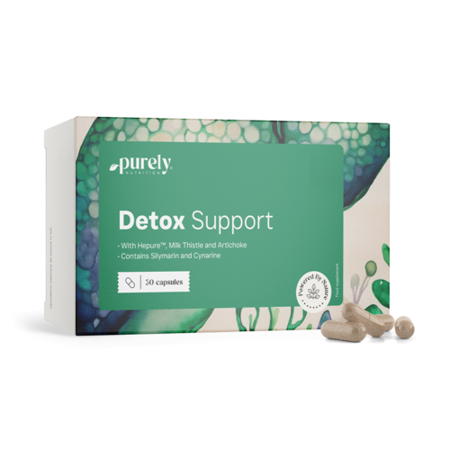Detox support – complexo com alcachofra e cardo-mariano, 30 cápsulas