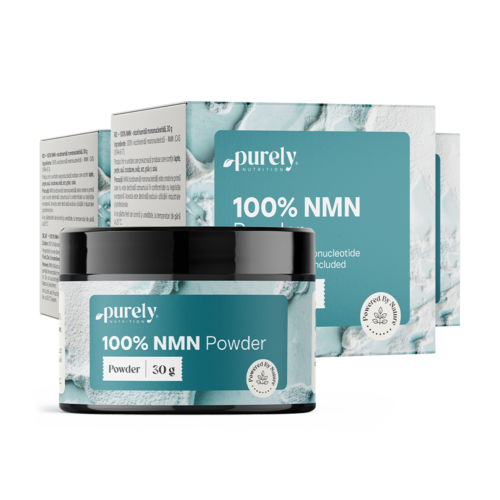3x 100 % NMN - mononucleotídeo de nicotinamida, total de 90 g