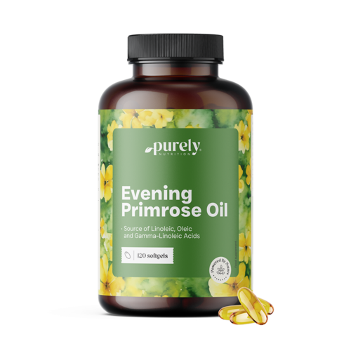 Óleo de onagra 1000 mg, 120 cápsulas moles