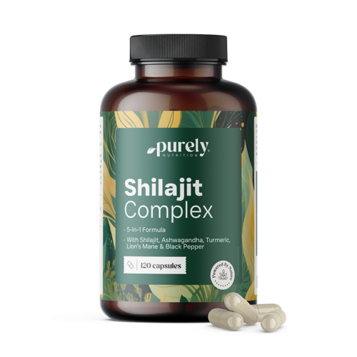 Complexo de shilajit, 120 cápsulas