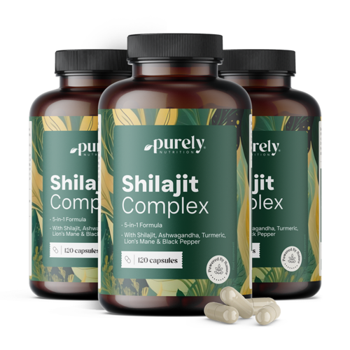 3x Complexo de shilajit, total de 360 cápsulas