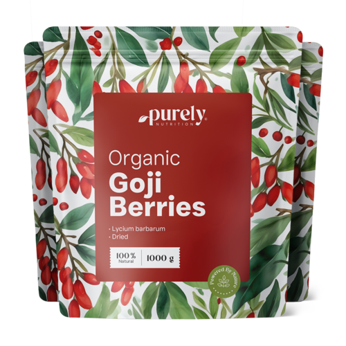 3x BIO Bagas de Goji, total de 3000 g