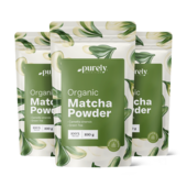 3x BIO Matcha em pó, total de 300 g