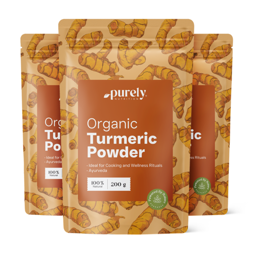 3x BIO Curcuma em pó, total de 600 g