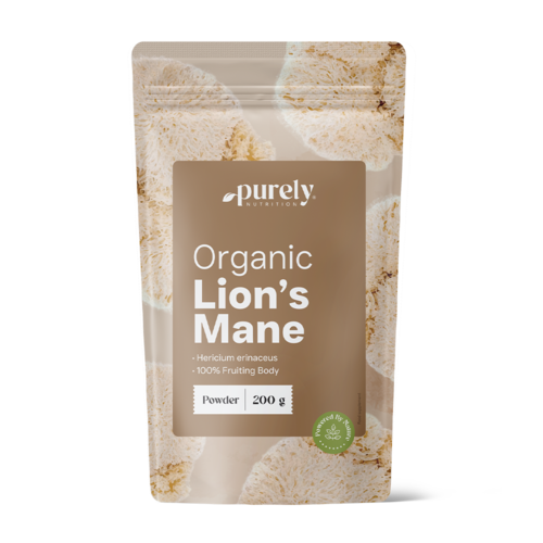 BIO Juba-de-leão – cogumelo em pó, 200 g