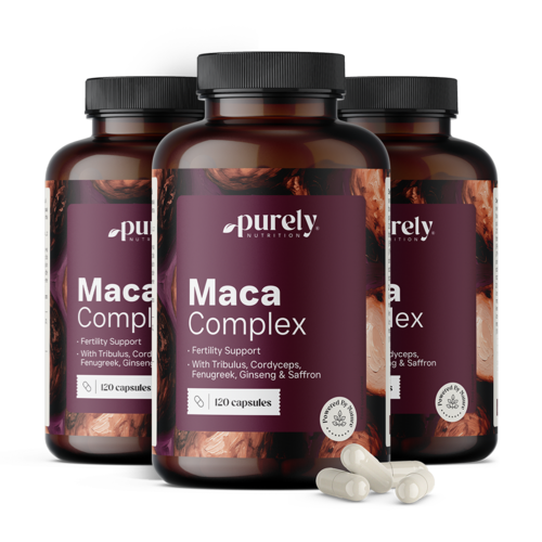 3x Complexo de Maca, total de 360 cápsulas