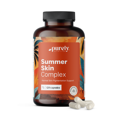 Summer Skin Complex – fórmula com 10 ingredientes ativos, 120 cápsulas