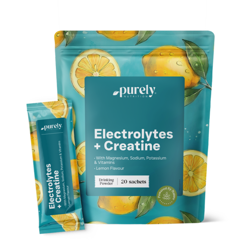 Eletrólitos com creatina – limão, 20 saquetas